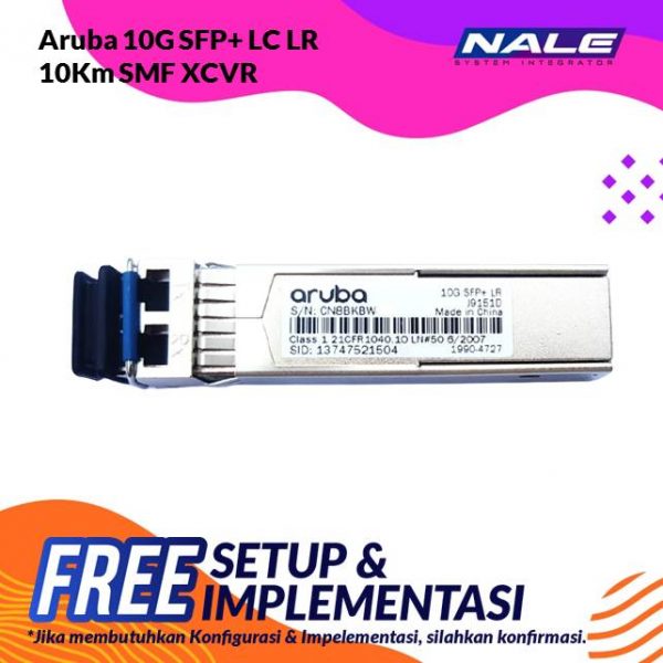 Aruba 10G SFP+ LC LR 10km SMF XCVR (J9151D)