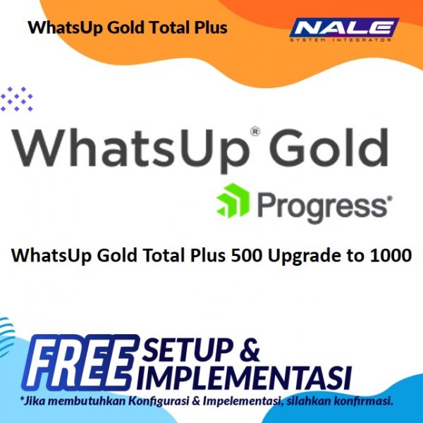 WhatsUp Gold Total Plus 500 Upgrade to 1000